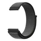 For Samsung Galaxy Watch 42mm Nylon Braided Watch Band(Dark Olive) - 1