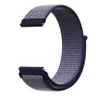 For Samsung Galaxy Watch 42mm Nylon Braided Watch Band(Midnight Blue) - 1