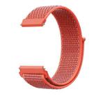 For Samsung Galaxy Watch 42mm Nylon Braided Watch Band(Apricot) - 1