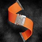 For Apple Watch 46mm / 49mm / 45mm / 44mm Parachute Buckle Elastic Nylon Watch Band(Orange) - 2