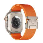 For Apple Watch 42mm / 41mm / 40mm / 38mm Parachute Buckle Elastic Nylon Watch Band(Orange) - 3