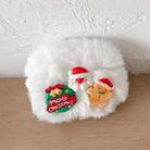 For AirPods 4 Plush Earphone Protective Soft Case(Santa Claus and Tree) - 1