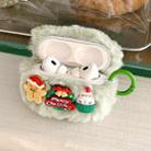 For AirPods 3 Plush Earphone Protective Soft Case(Snowman Cookie) - 1