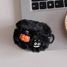 For AirPods 3 Plush Earphone Protective Soft Case(Pumpkin Batman) - 1