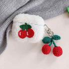 For AirPods 3 Plush Earphone Protective Soft Case(Cherry) - 1