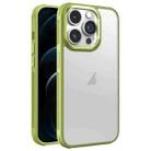 For iPhone 12 Pro Max Hardware Side Cooling Skin Feel Frosted Metal Lens Frame Phone Case(Green) - 1