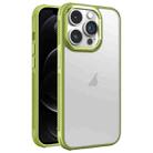 For iPhone 12 Pro Hardware Side Cooling Skin Feel Frosted Metal Lens Frame Phone Case(Green) - 1