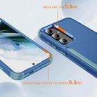 For Samsung Galaxy S25 5G TPU + PC Shockproof Protective Phone Case(Royal Blue + Grey Green) - 3