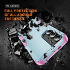 For Samsung Galaxy S25+ 5G TPU + PC Shockproof Protective Phone Case(Grey Green + Pink) - 2