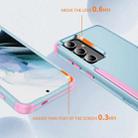 For Samsung Galaxy S25+ 5G TPU + PC Shockproof Protective Phone Case(Grey Green + Pink) - 3