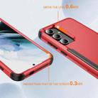 For Samsung Galaxy S25+ 5G TPU + PC Shockproof Protective Phone Case(Red + Black) - 3