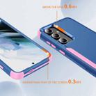 For Samsung Galaxy S25+ 5G TPU + PC Shockproof Protective Phone Case(Royal Blue + Pink) - 3