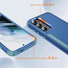 For Samsung Galaxy S25+ 5G TPU + PC Shockproof Protective Phone Case(Royal Blue + Grey Green) - 3