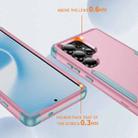 For Samsung Galaxy S25 Ultra 5G TPU + PC Shockproof Protective Phone Case(Pink + Grey Green) - 3