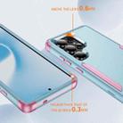 For Samsung Galaxy S25 Ultra 5G TPU + PC Shockproof Protective Phone Case(Grey Green + Pink) - 3