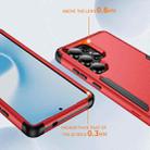 For Samsung Galaxy S25 Ultra 5G TPU + PC Shockproof Protective Phone Case(Red + Black) - 3