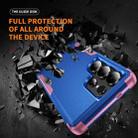 For Samsung Galaxy S25 Ultra 5G TPU + PC Shockproof Protective Phone Case(Royal Blue + Pink) - 2