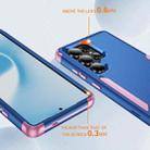 For Samsung Galaxy S25 Ultra 5G TPU + PC Shockproof Protective Phone Case(Royal Blue + Pink) - 3