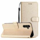 For Samsung Galaxy A56 5G Silk Texture Horizontal Flip Leather Phone Case(Gold) - 1