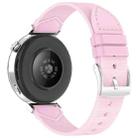 For Huawei Watch GT 5 41mm / GT 5 Pro 42mm Stitched Nylon Denim Watch Band(Pink) - 2