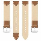 For Huawei Watch GT 5 41mm / GT 5 Pro 42mm Stitched Nylon Denim Watch Band(Brown Apricot) - 3