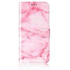 For Samsung Galaxy S25 5G Colored Drawing Marble Pattern Leather Phone Case(Pink Marble) - 2