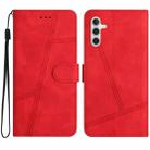 For Samsung Galaxy A26 5G Skin-feel Stitching Leather Phone Case(Red) - 1