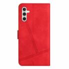 For Samsung Galaxy A26 5G Skin-feel Stitching Leather Phone Case(Red) - 3