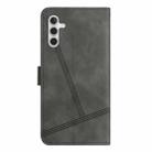 For Samsung Galaxy A36 Skin-feel Stitching Leather Phone Case(Grey) - 3