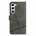 For Samsung Galaxy S25 5G Skin-feel Stitching Leather Phone Case(Grey) - 3