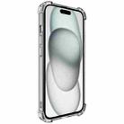 For iPhone 15 Plus imak UX-4 Series Four-corner Shockproof Phone Case(Transparent) - 2