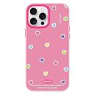 For iPhone 16 Pro Max Skin Feeling Jelly TPU Hybrid PC Phone Case(Color Love Rose Red) - 1