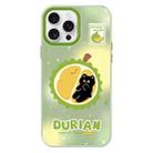 For iPhone 13 Pro Max Skin Feeling Jelly TPU Hybrid PC Phone Case(Mao Shan Durian Green) - 1