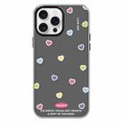 For iPhone 11 Pro Max Skin Feeling Jelly TPU Hybrid PC Phone Case(Color Love Black) - 1