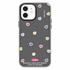 For iPhone 11 Skin Feeling Jelly TPU Hybrid PC Phone Case(Color Love Black) - 1