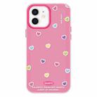 For iPhone 11 Skin Feeling Jelly TPU Hybrid PC Phone Case(Color Love Rose Red) - 1