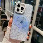 For iPhone 13 Pro Max Blink Series Metal Lens Frame MagSafe Magnetic IMD Phone Case(Ultramarine) - 1