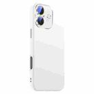 For iPhone 16 Nano Lens Cover Liquid Silicone Phone Case(White) - 2