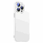 For iPhone 15 Pro Max Nano Lens Cover Liquid Silicone Phone Case(White) - 2