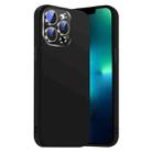 For iPhone 13 Pro Nano Lens Cover Liquid Silicone Phone Case(Black) - 1