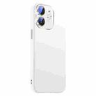 For iPhone 12 Nano Lens Cover Liquid Silicone Phone Case(White) - 2