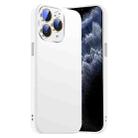 For iPhone 11 Pro Max Nano Lens Cover Liquid Silicone Phone Case(White) - 1