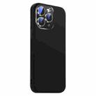 For iPhone 11 Pro Max Nano Lens Cover Liquid Silicone Phone Case(Black) - 2