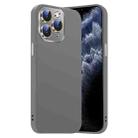 For iPhone 11 Pro Max Nano Lens Cover Liquid Silicone Phone Case(Titanium Gray) - 1