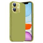 For iPhone 11 Nano Lens Cover Liquid Silicone Phone Case(Fruit Green) - 1