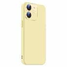 For iPhone 11 Nano Lens Cover Liquid Silicone Phone Case(Yellow) - 2
