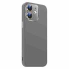 For iPhone 11 Nano Lens Cover Liquid Silicone Phone Case(Titanium Gray) - 2