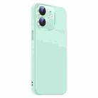For iPhone 11 Nano Lens Cover Liquid Silicone Phone Case(Light Cyan) - 2