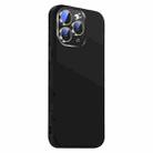 For iPhone 11 Pro Nano Lens Cover Liquid Silicone Phone Case(Black) - 2