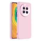 For Huawei Mate 30 Nano Lens Cover Liquid Silicone Phone Case(Pink) - 1